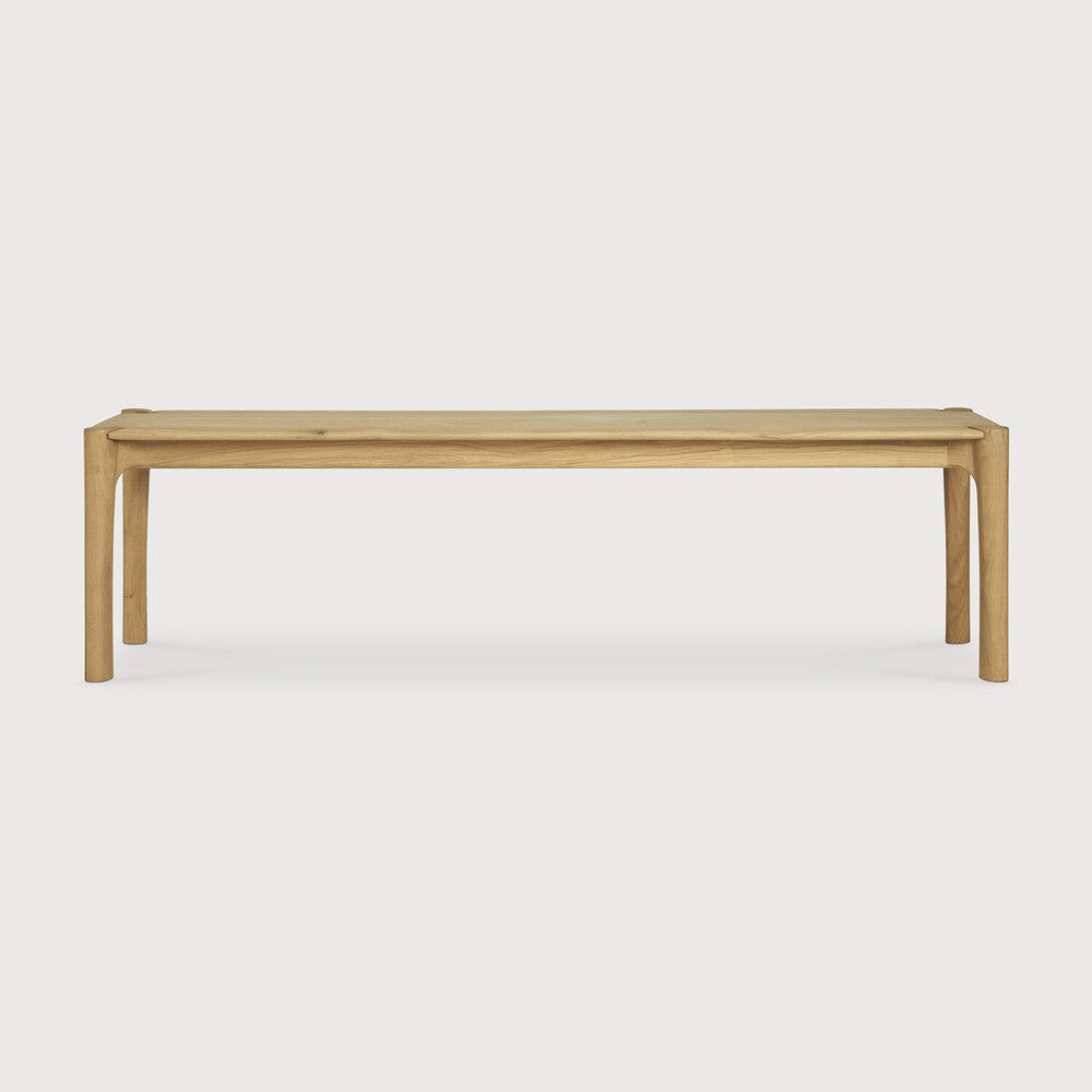 PI Solid Oak Bench, 65"