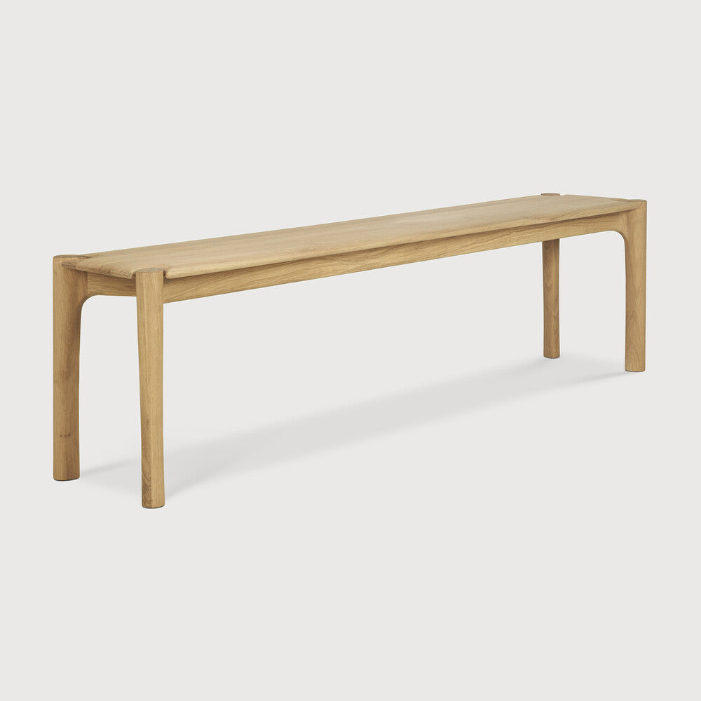 PI Solid Oak Bench, 73"