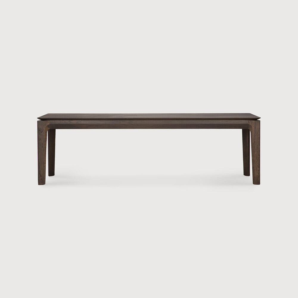 Bok Solid Brown Oak Bench, 66"