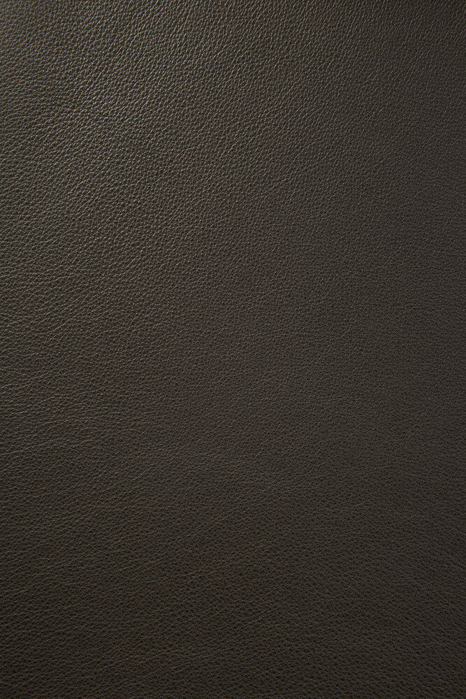 Bok Solid Brown Oak Dining Chair with Brown Leather Cushion