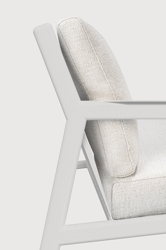 Jack outdoor sofa - aluminium - white - Off White fabric - 2+ seater