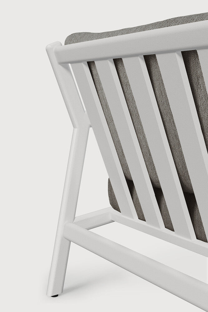 Jack outdoor sofa - aluminium - white - Mocha fabric - 2+ seater