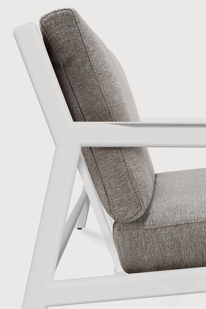 Jack outdoor sofa - aluminium - white - Mocha fabric - 2+ seater