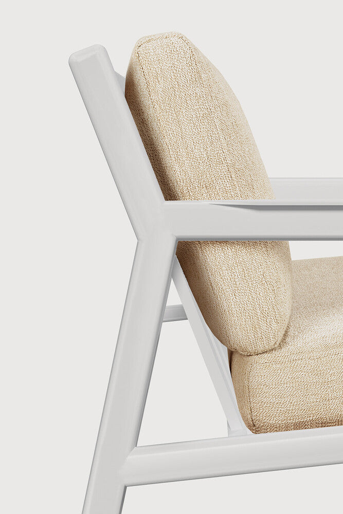 Jack outdoor sofa - aluminium - white - Natural fabric - 2+ seater