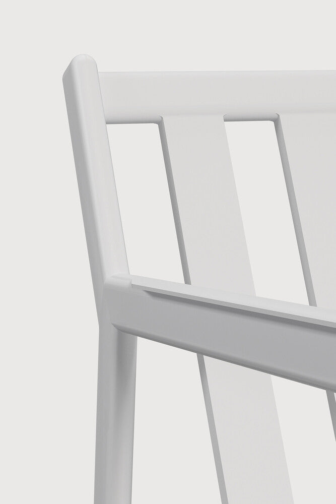 Jack outdoor lounge chair frame - aluminium - white