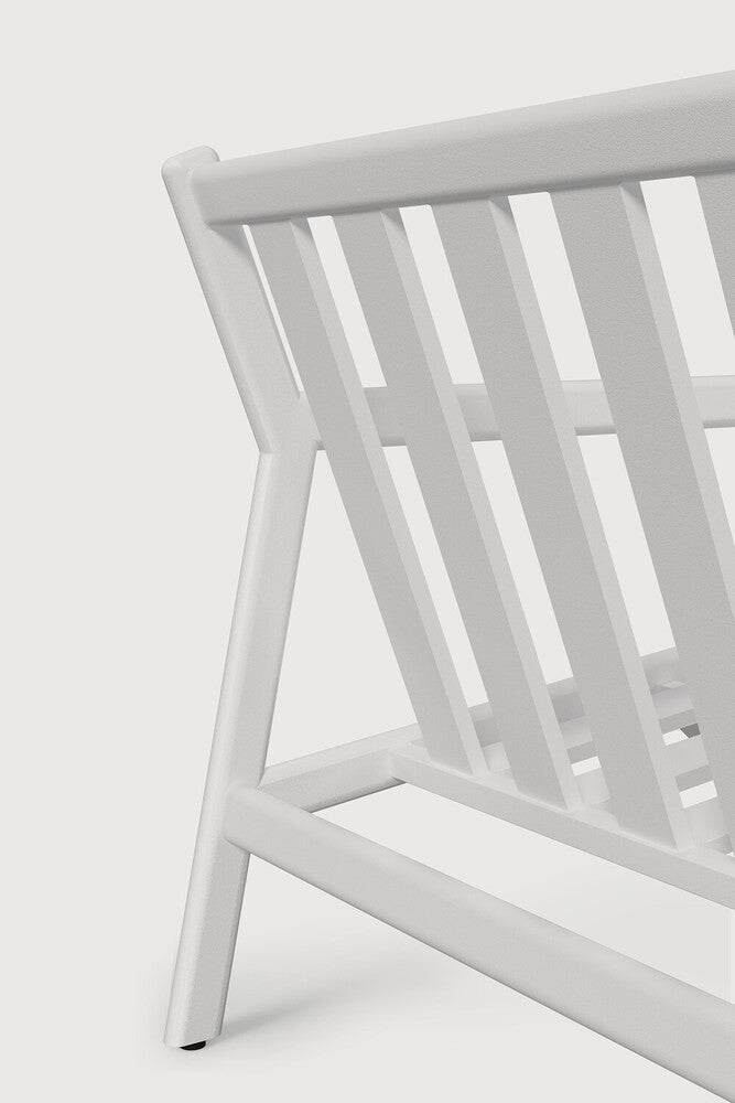 Jack outdoor lounge chair frame - aluminium - white