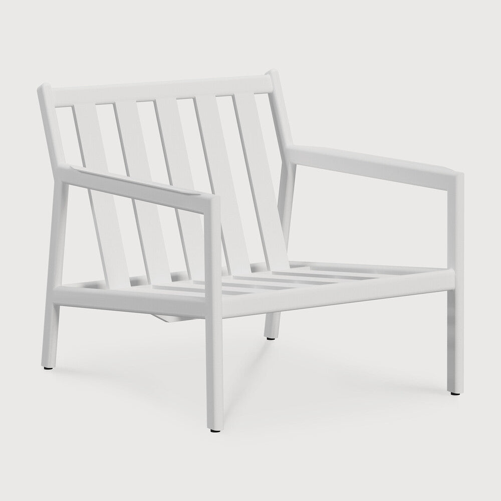 Jack outdoor lounge chair frame - aluminium - white