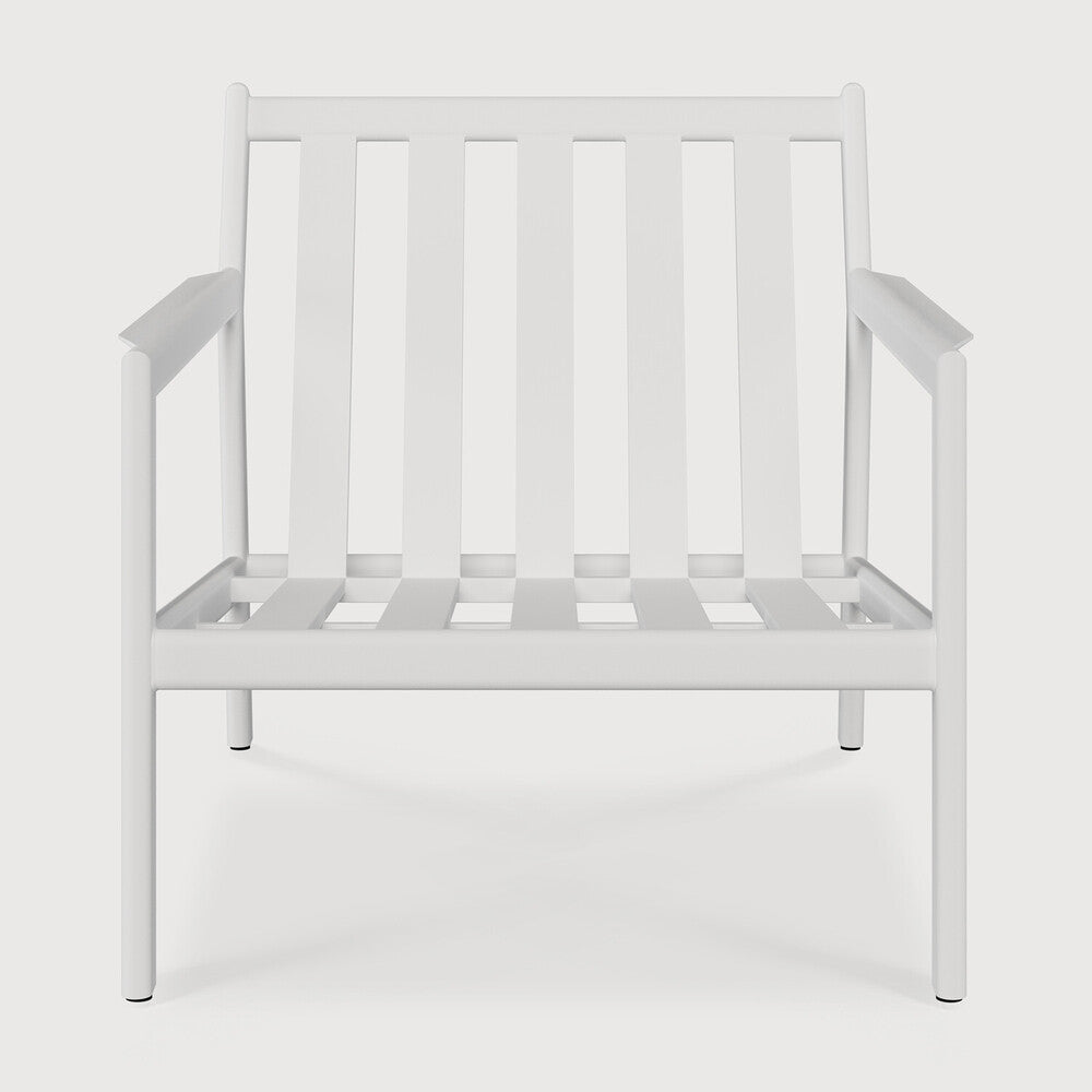 Jack outdoor lounge chair frame - aluminium - white