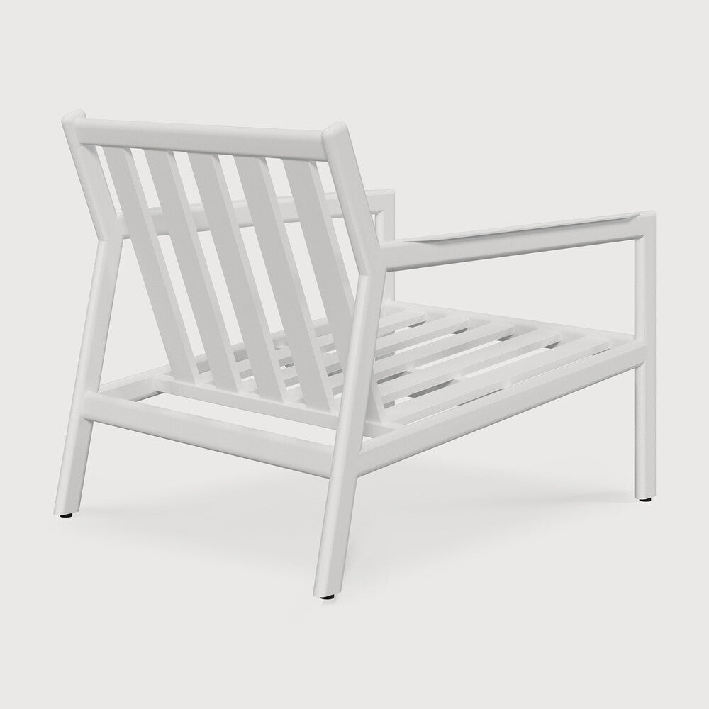 Jack outdoor lounge chair frame - aluminium - white