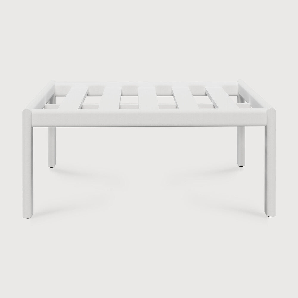 Jack outdoor footstool frame - aluminium - white