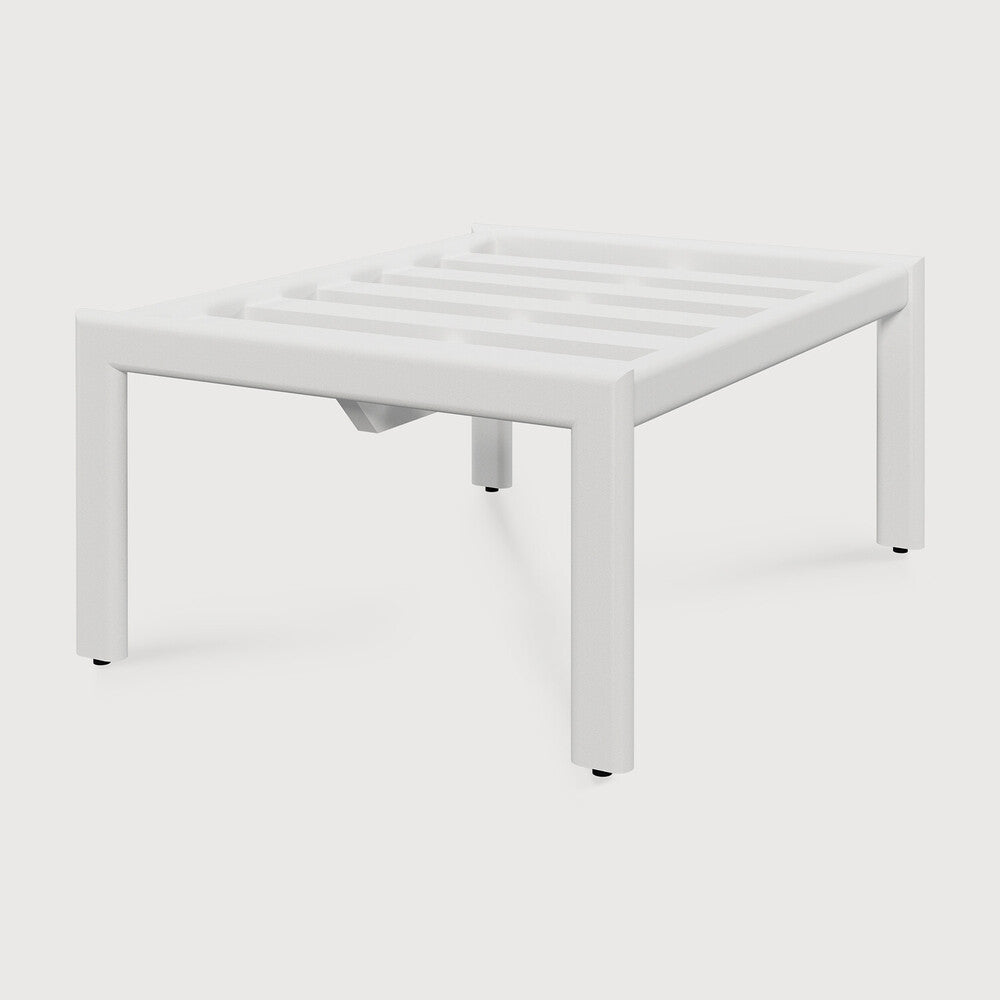Jack outdoor footstool frame - aluminium - white