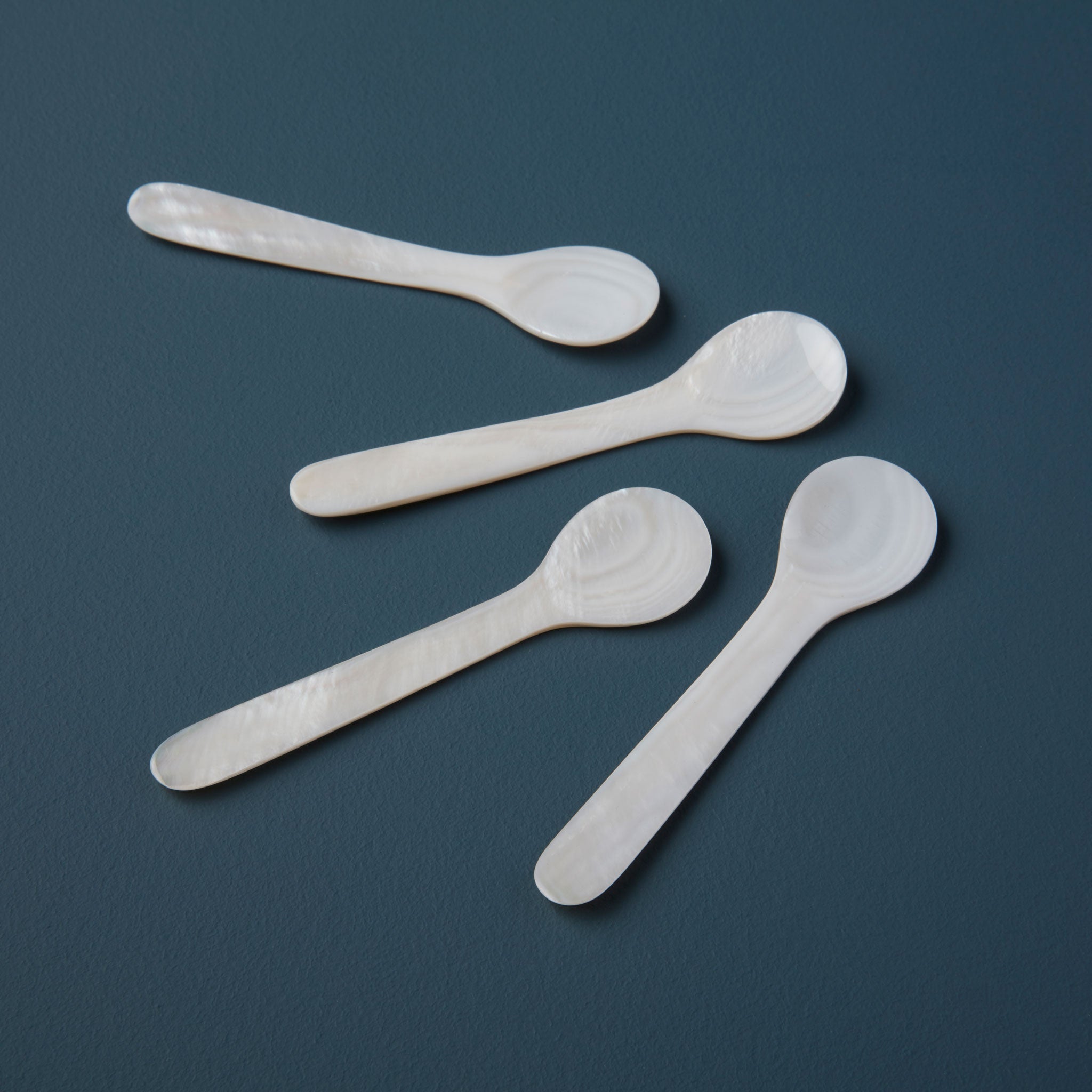 Large Shell Spoons, Set of 4