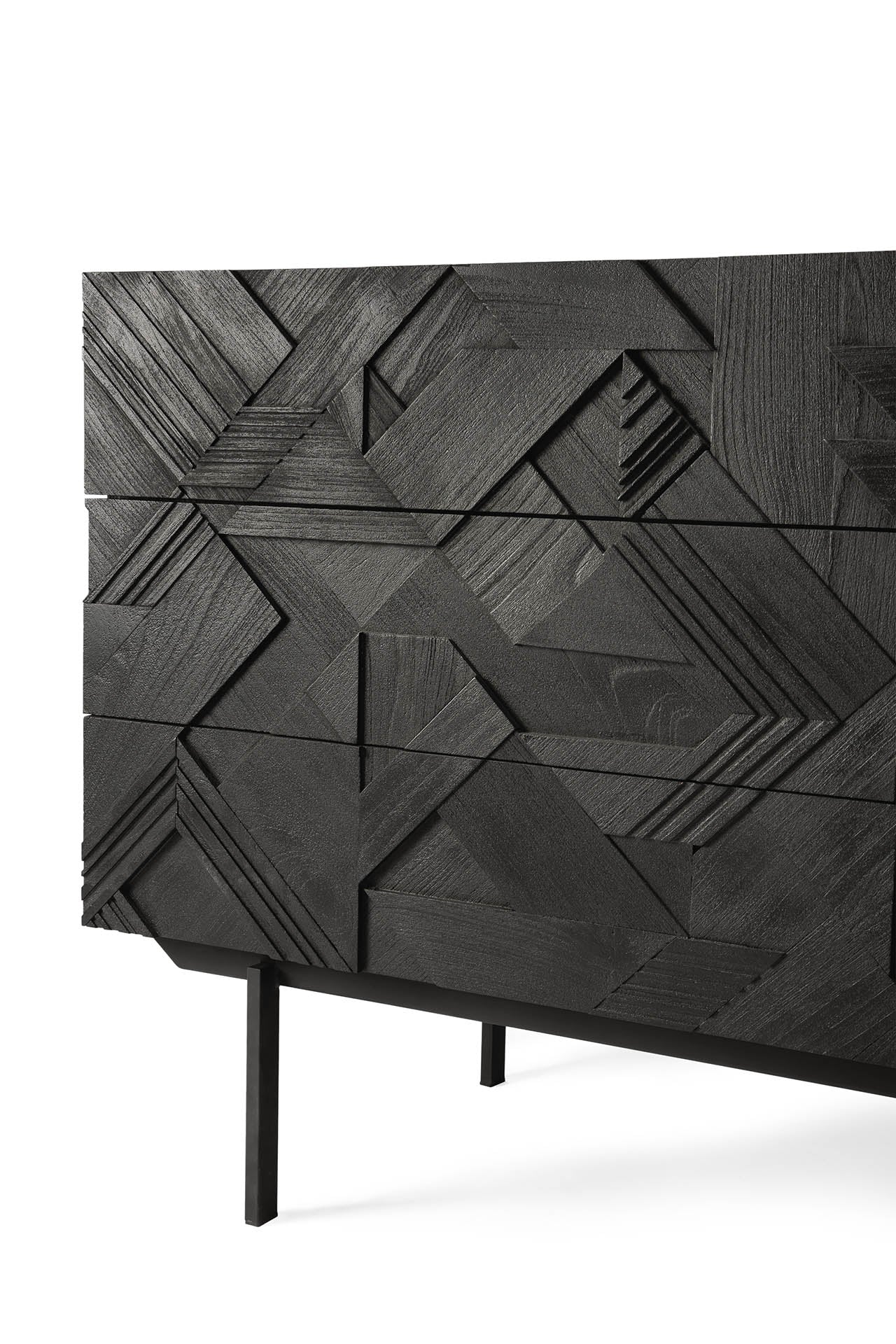 Graphic Teak Dresser