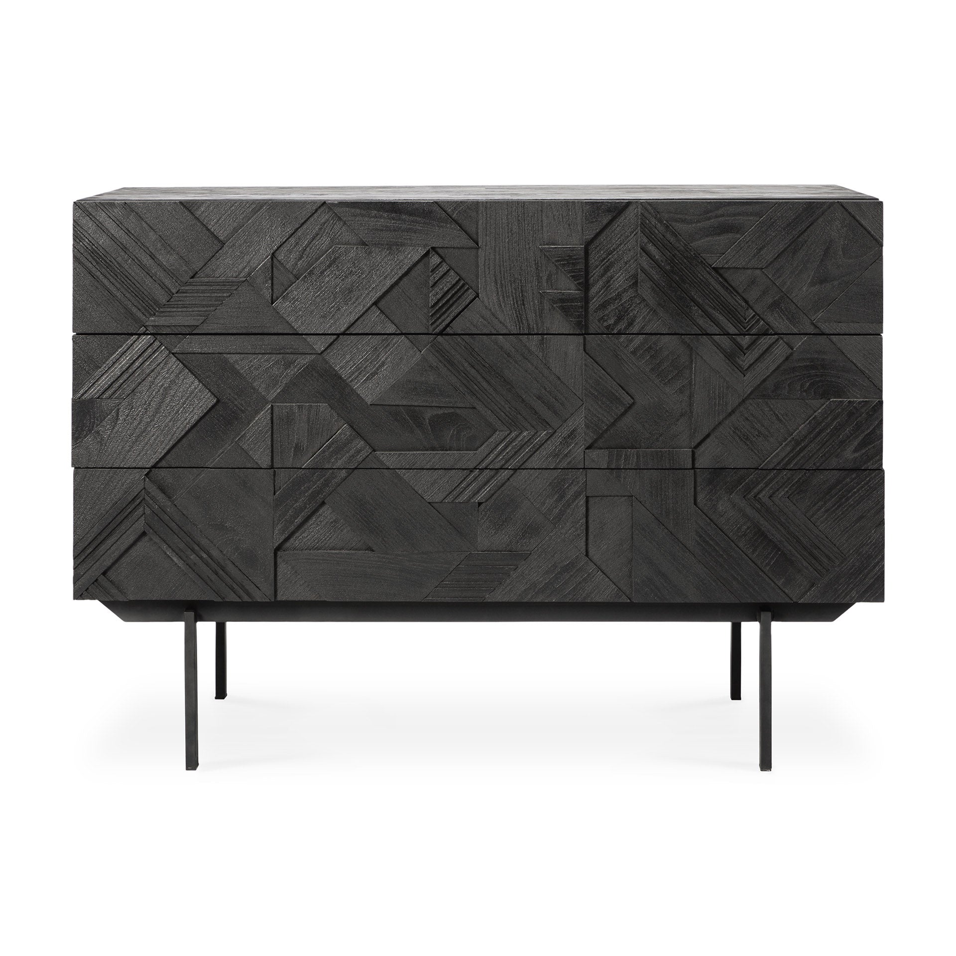 Graphic Teak Dresser