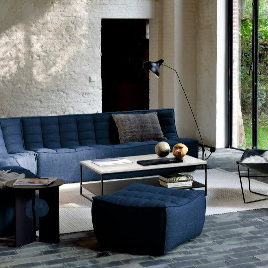 N701 Footstool, Blue