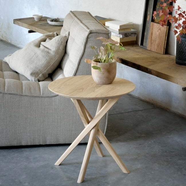 Mikado Solid Oak Side Table