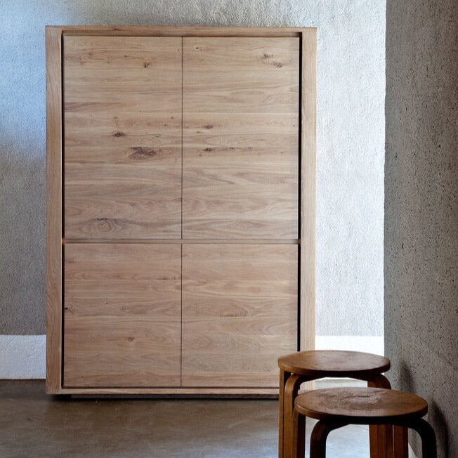 Shadow Solid Oak Cabinet