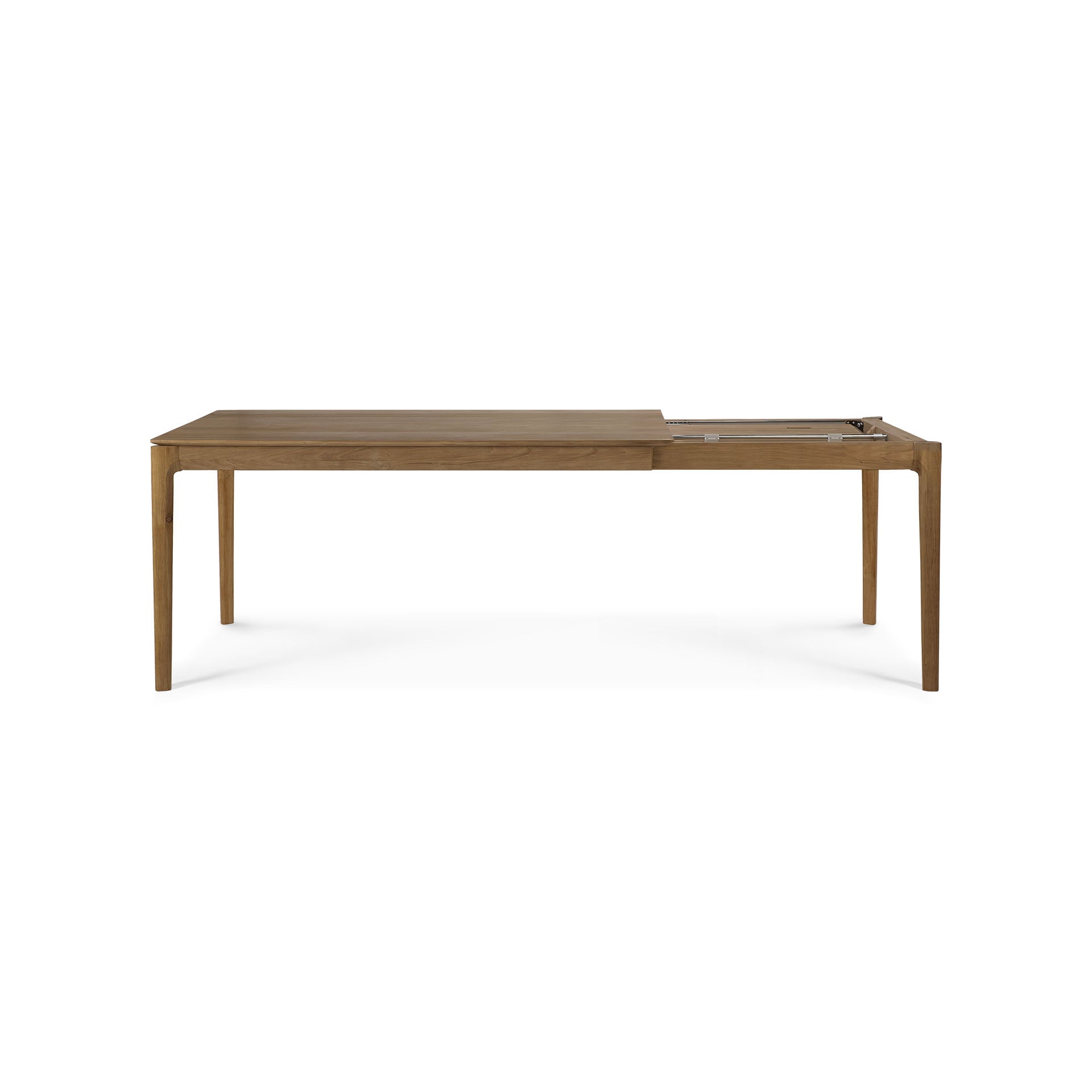 Bok Solid Teak Extendable Dining Table, 63"/ 94.5"