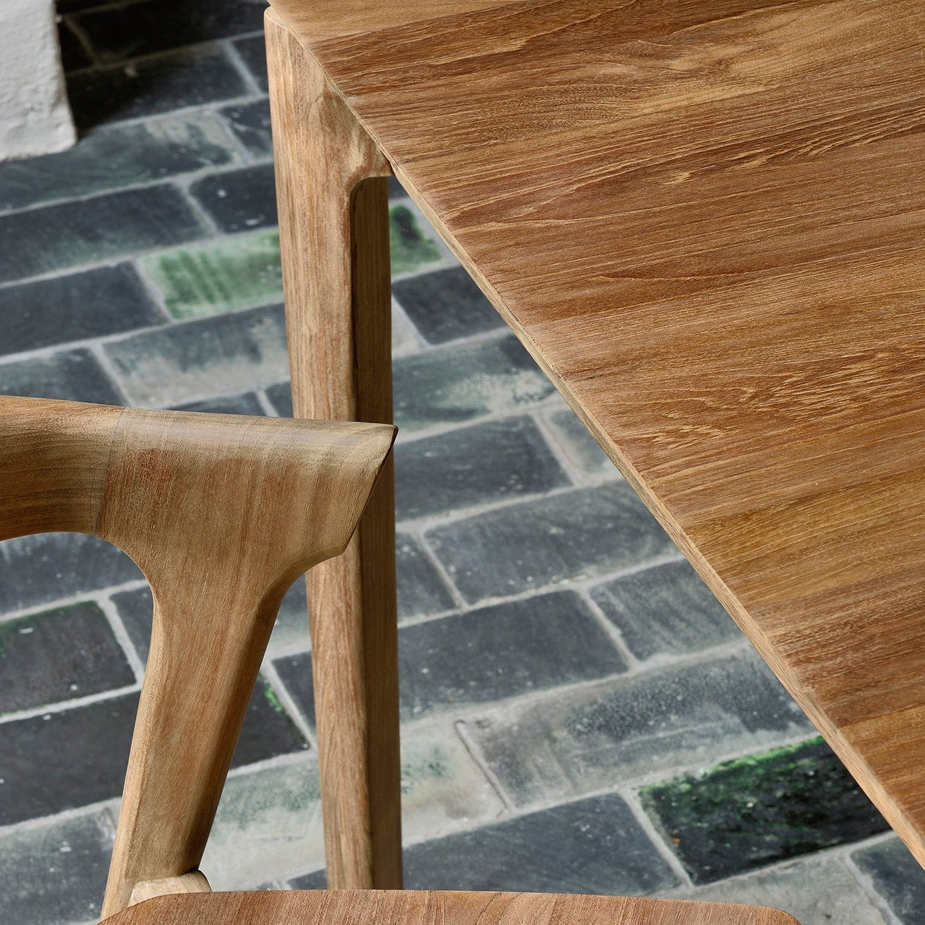 Bok Solid Teak Dining Table, 71"