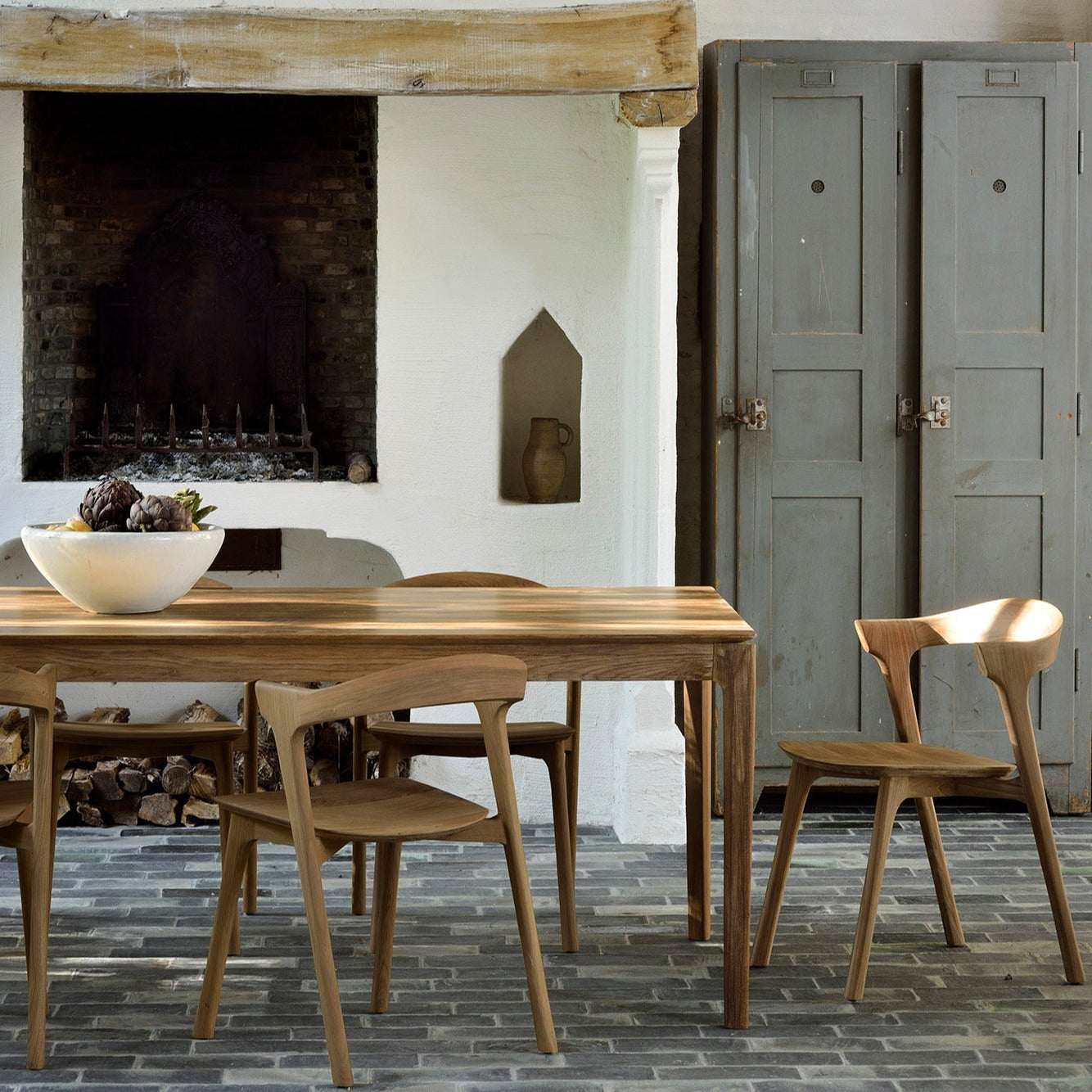 Bok Solid Teak Dining Table, 94.5"