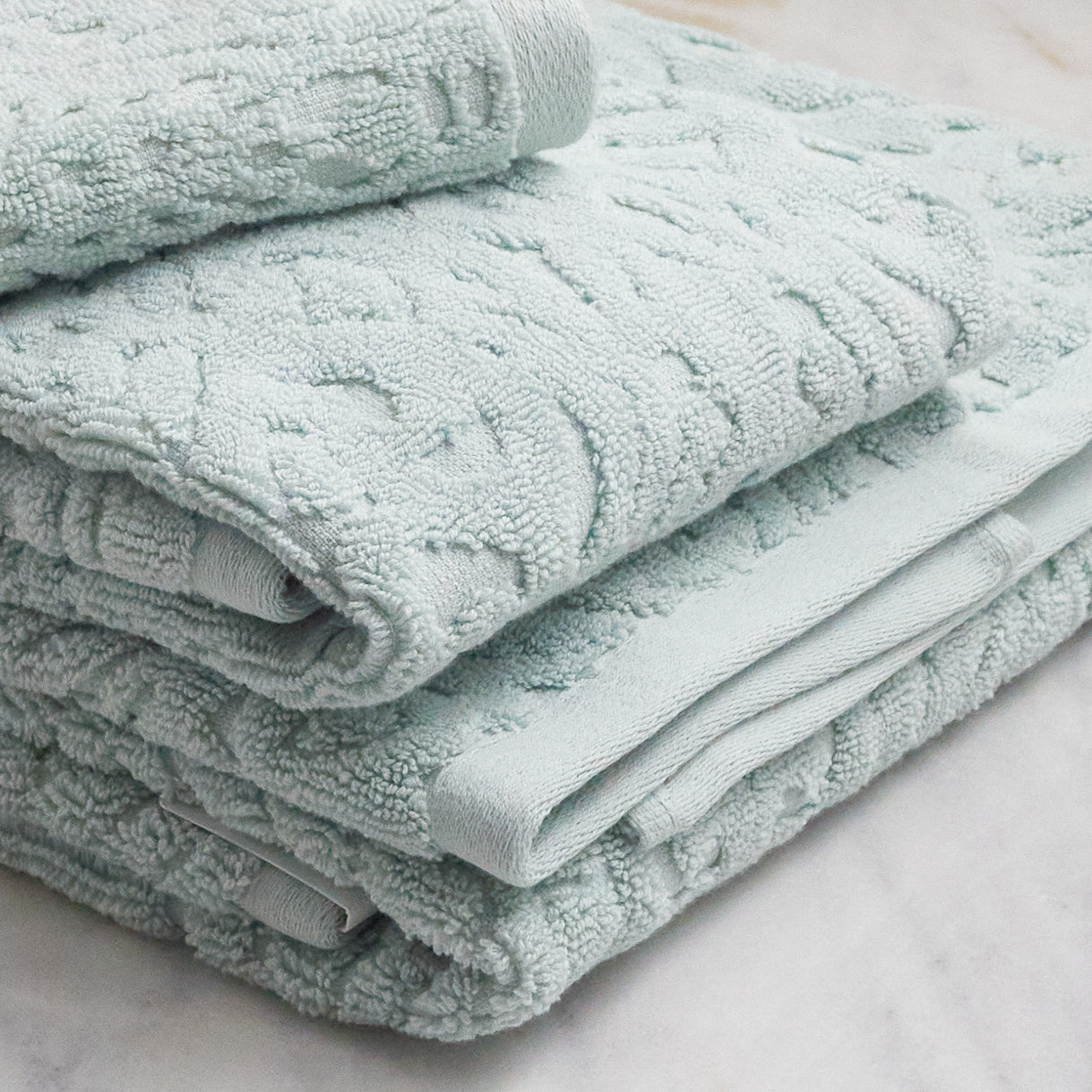 Firenze Hand Towel, Sky Light