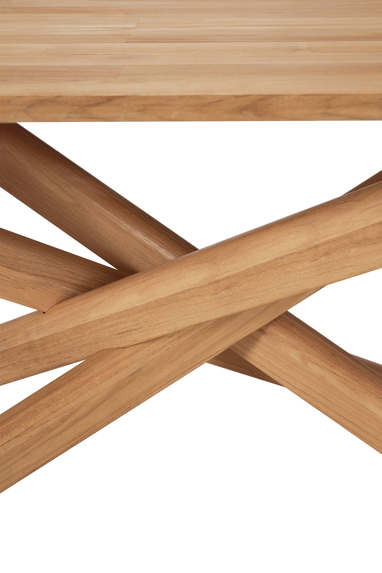 Mikado Solid Teak Outdoor Dining Table, 94.5"