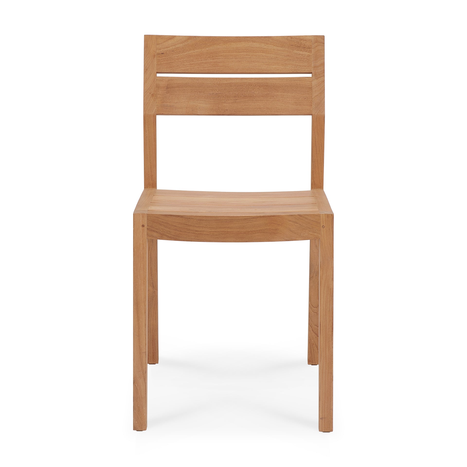 EX 1 Solid Teak Outdoor Dining Chair