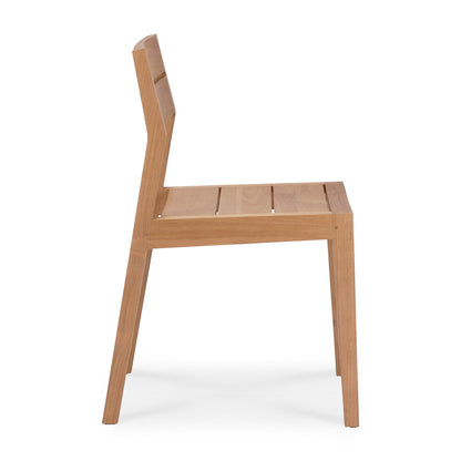 EX 1 Solid Teak Outdoor Dining Chair
