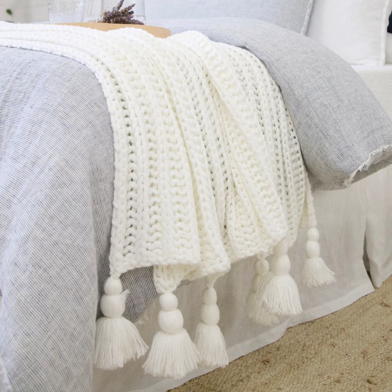 Anacapa Oversized Throw, White