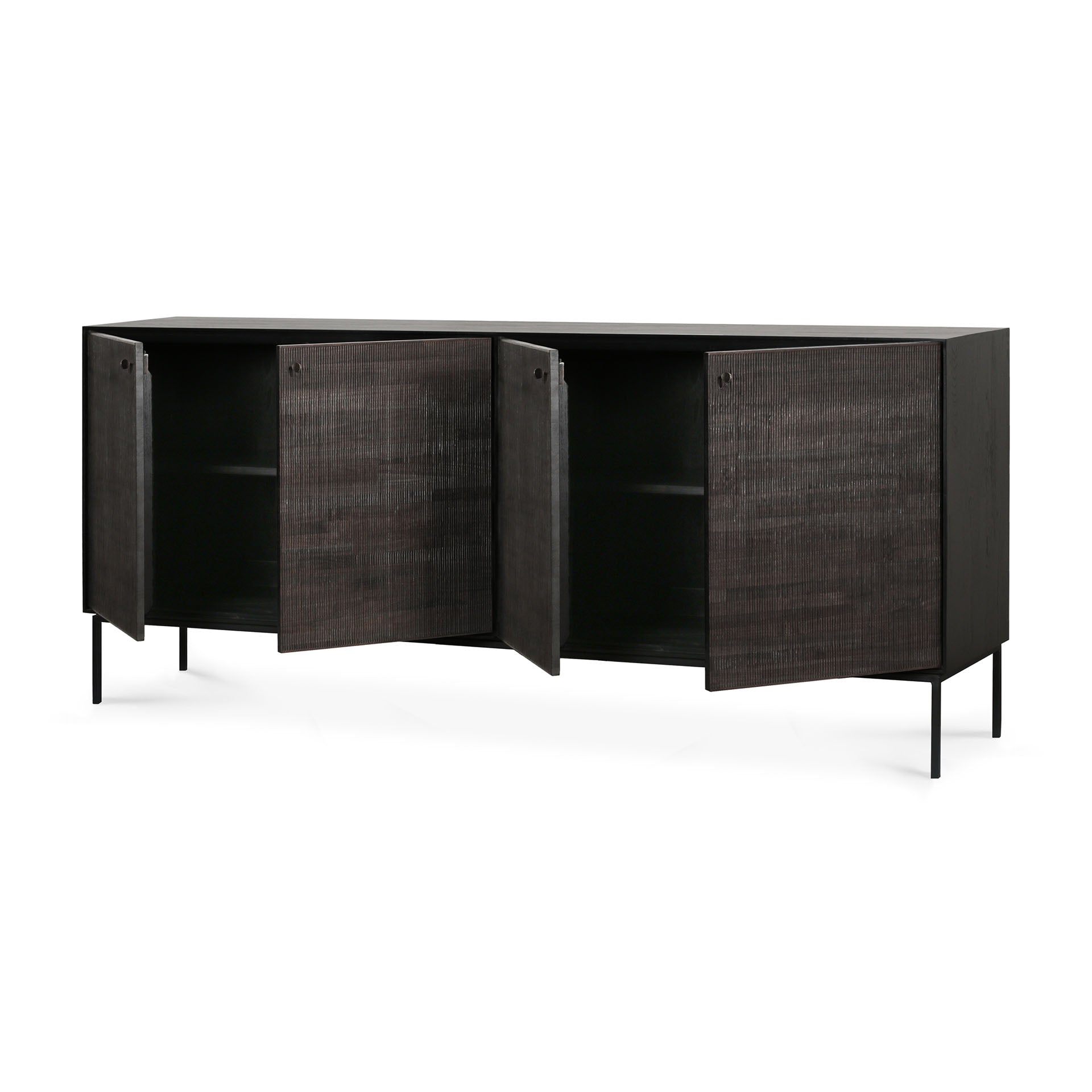 Grooves Sideboard, 4 Doors