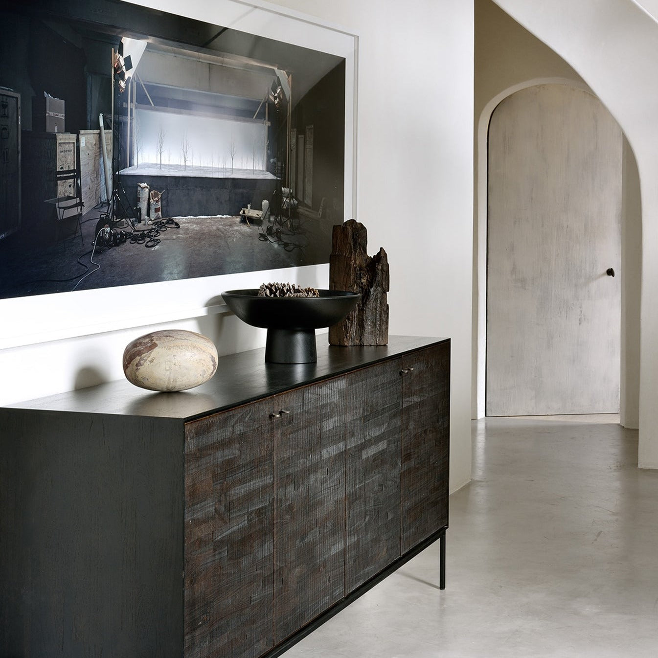 Grooves Sideboard, 3 Doors