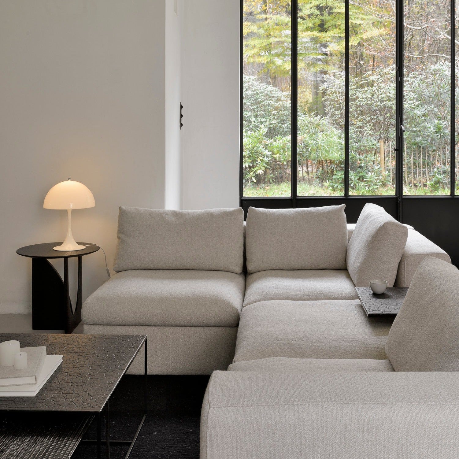 Triptic Side Table, Whisky