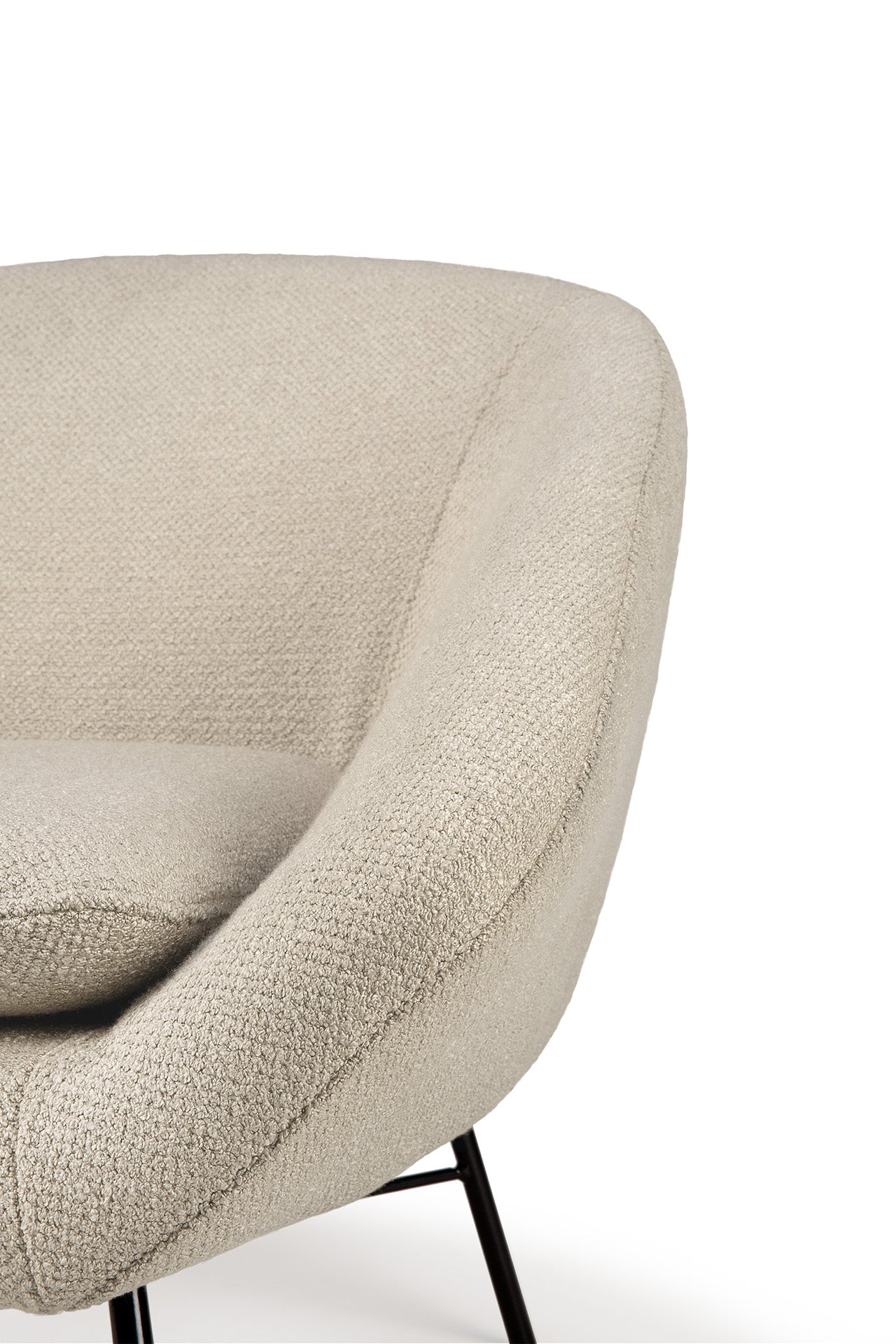 Barrow Lounge Chair, Off White