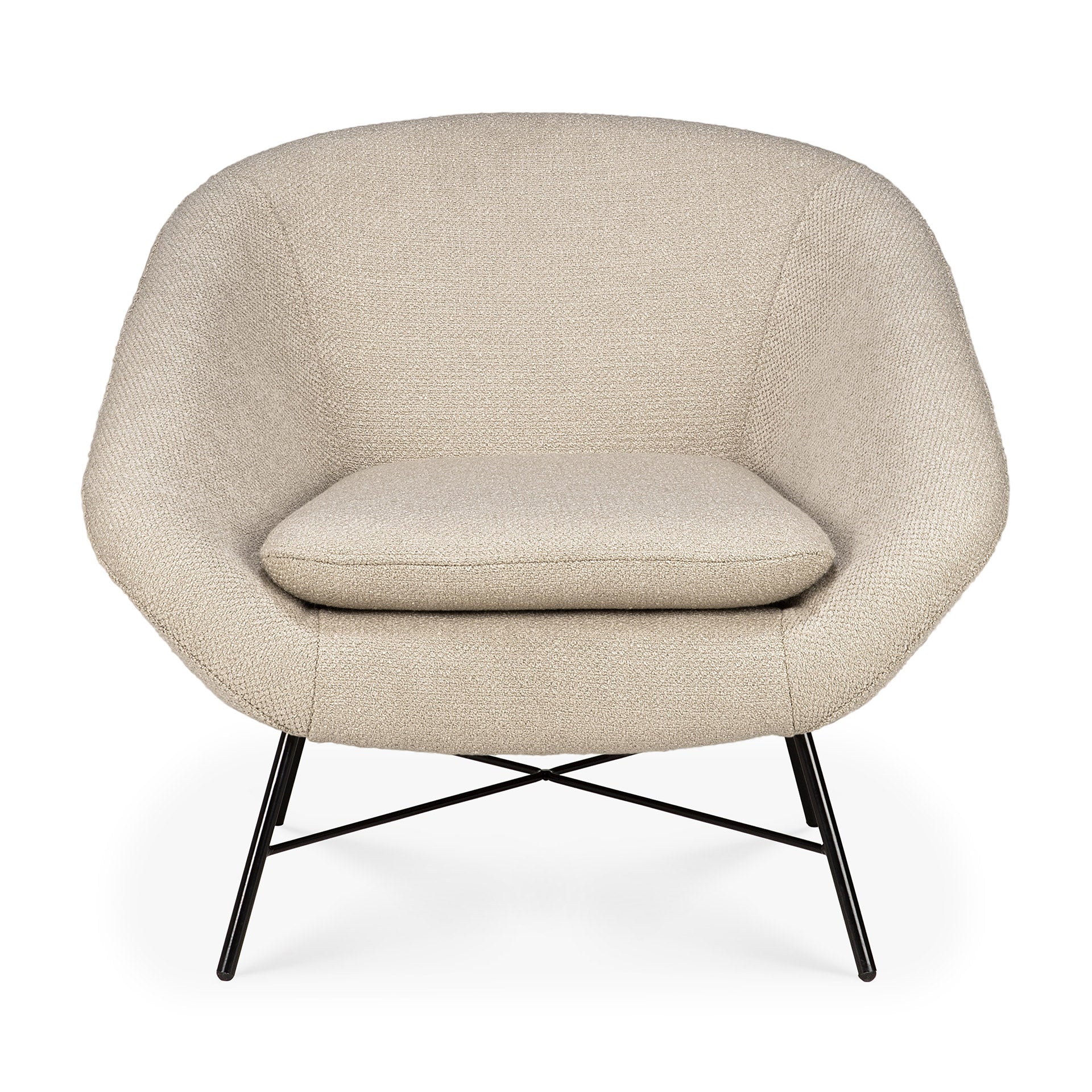 Barrow Lounge Chair, Off White