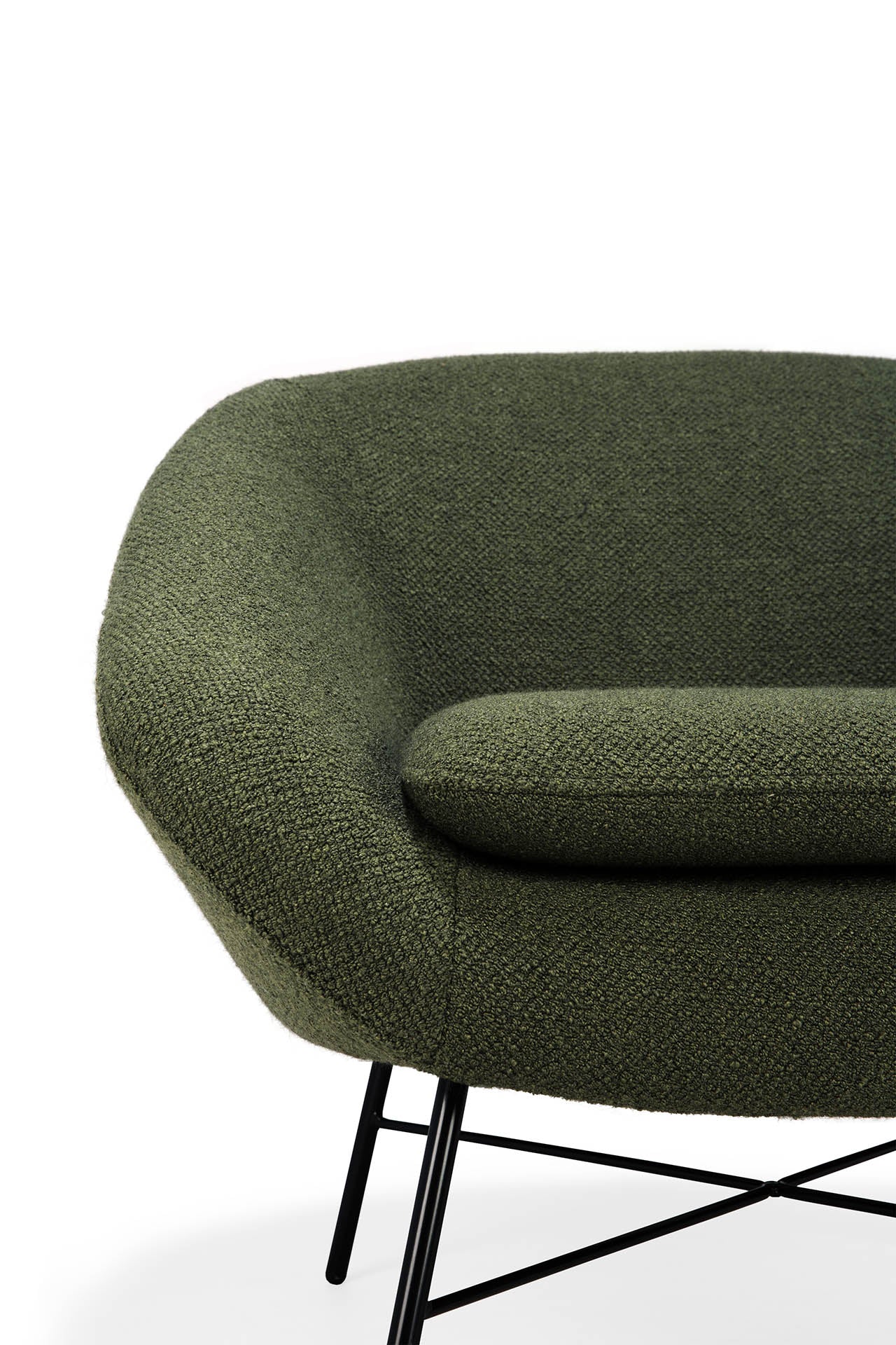 Barrow Lounge Chair, Pine Green