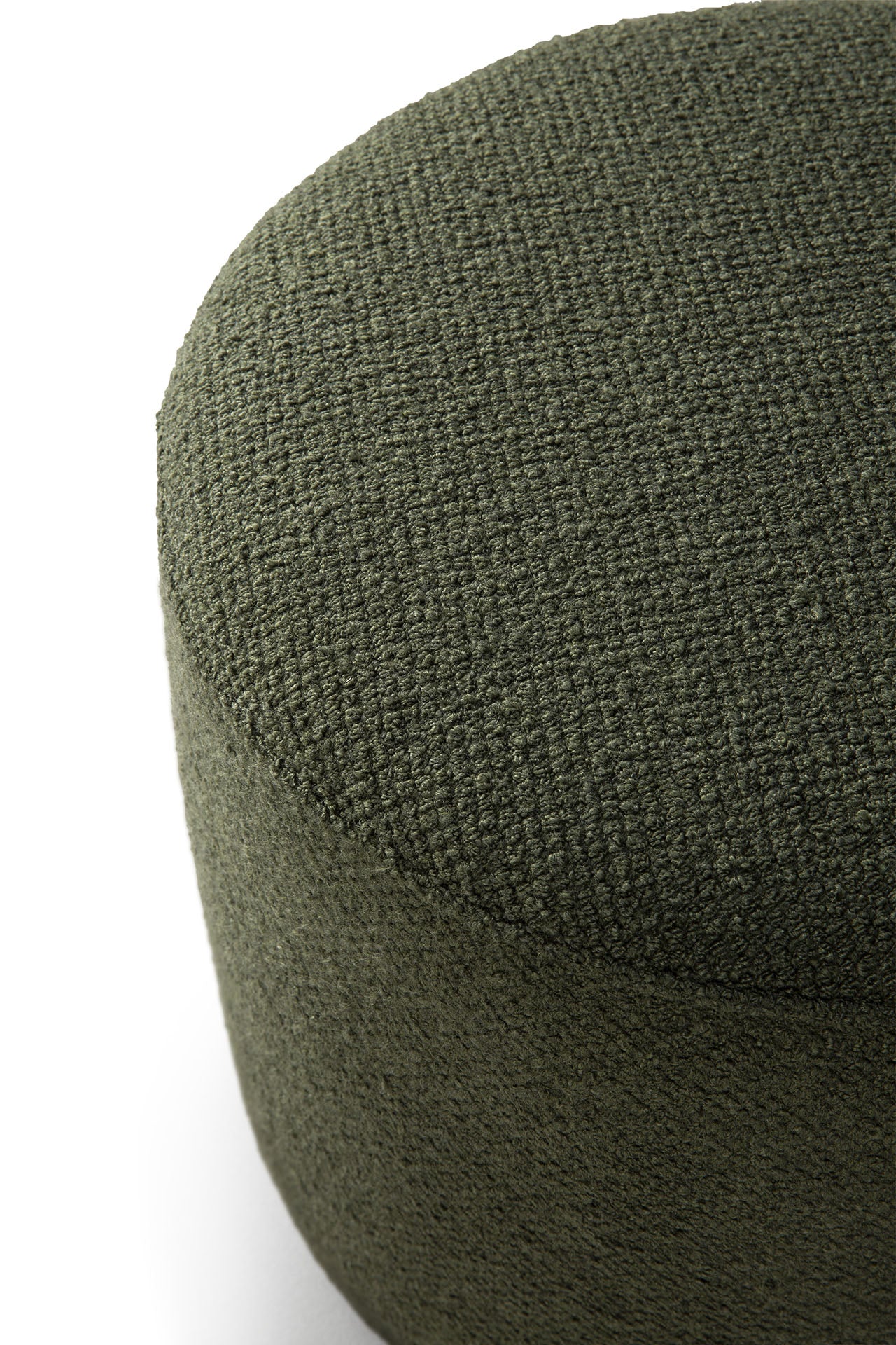 Barrow Pouf, Pine Green, 15.5"