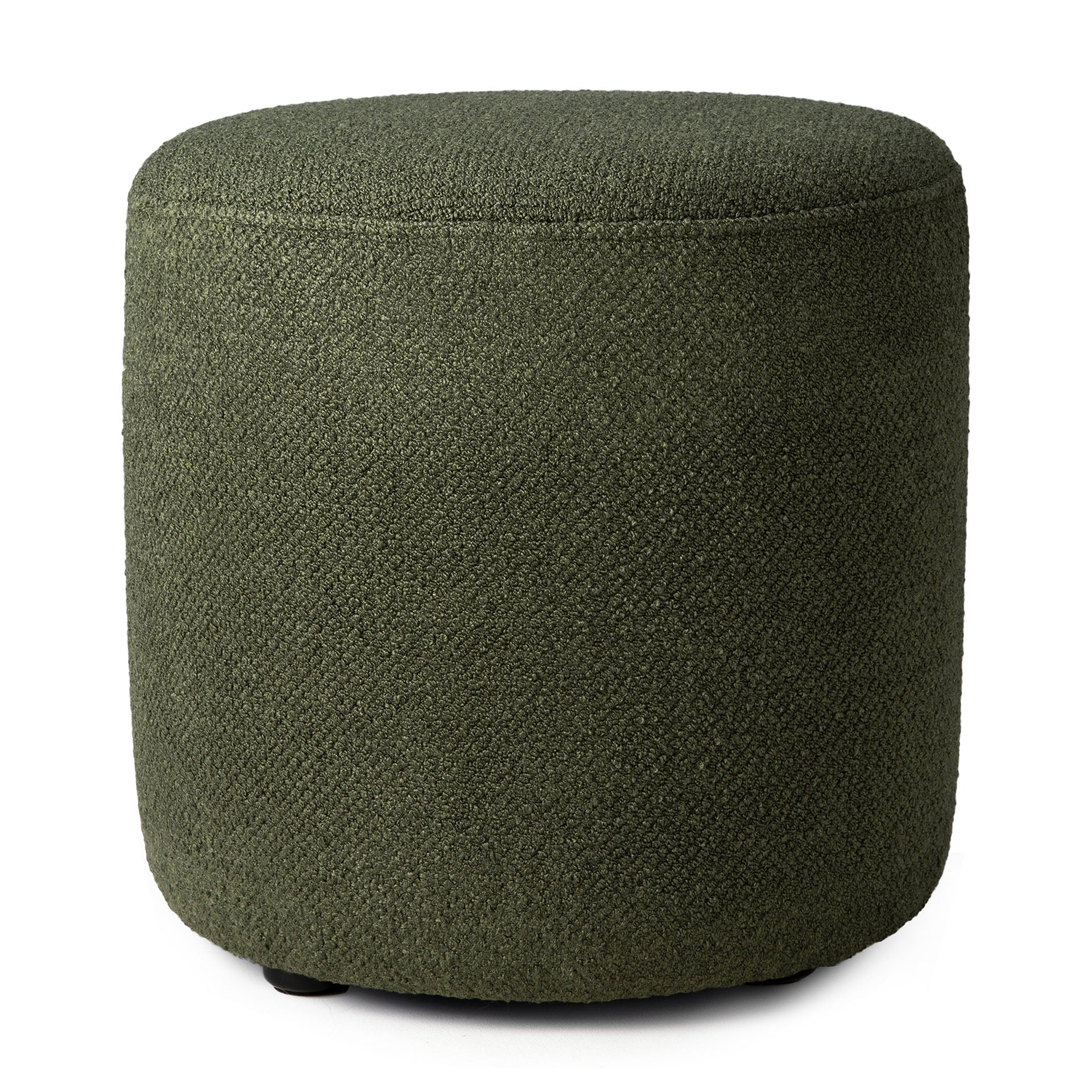 Barrow Pouf, Pine Green, 15.5"