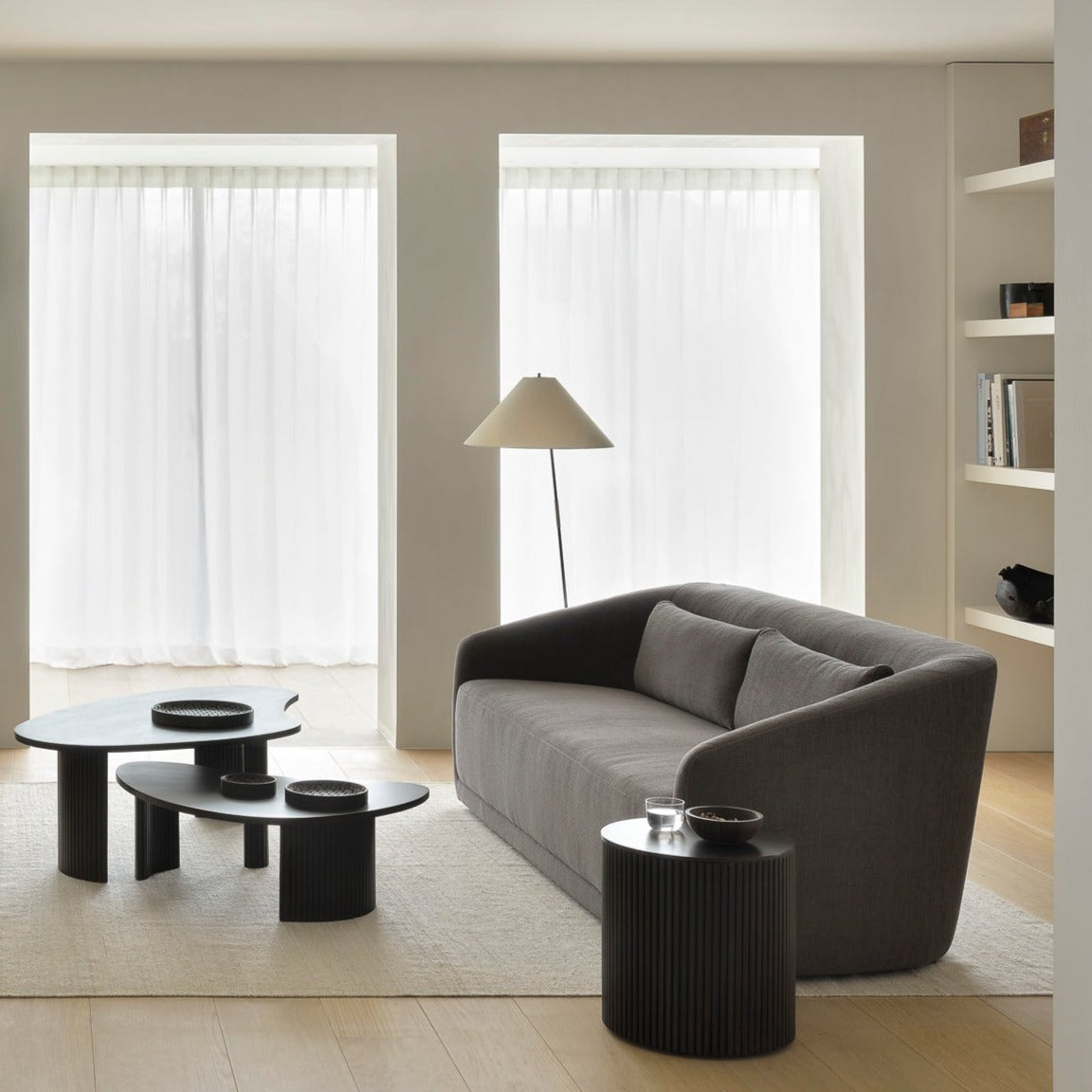 Roller Max Side Table with Removable Cover, Round