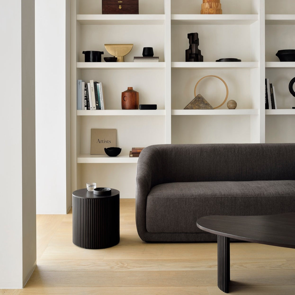 Roller Max Side Table with Removable Cover, Round