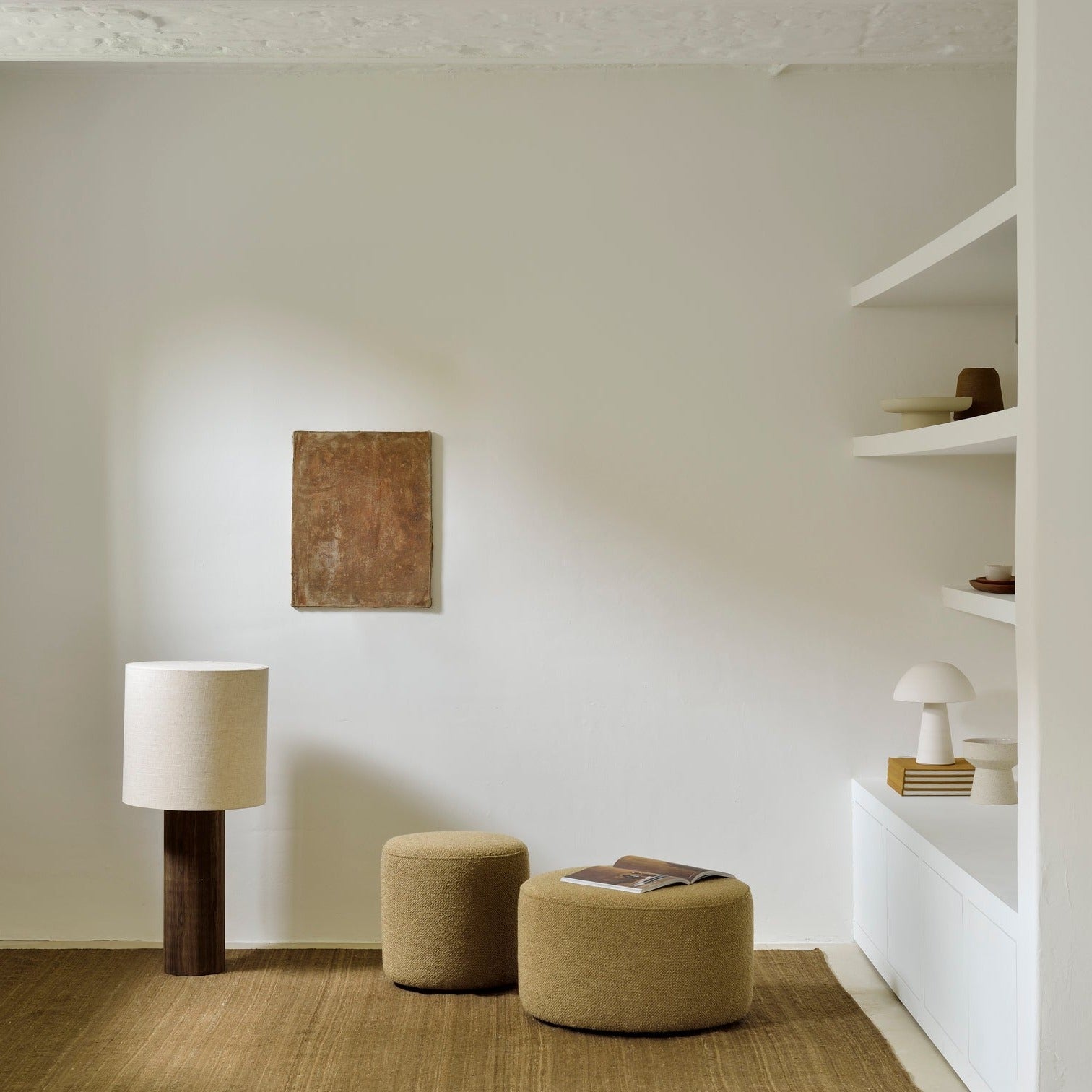 Barrow Pouf, Ginger, 23.5"