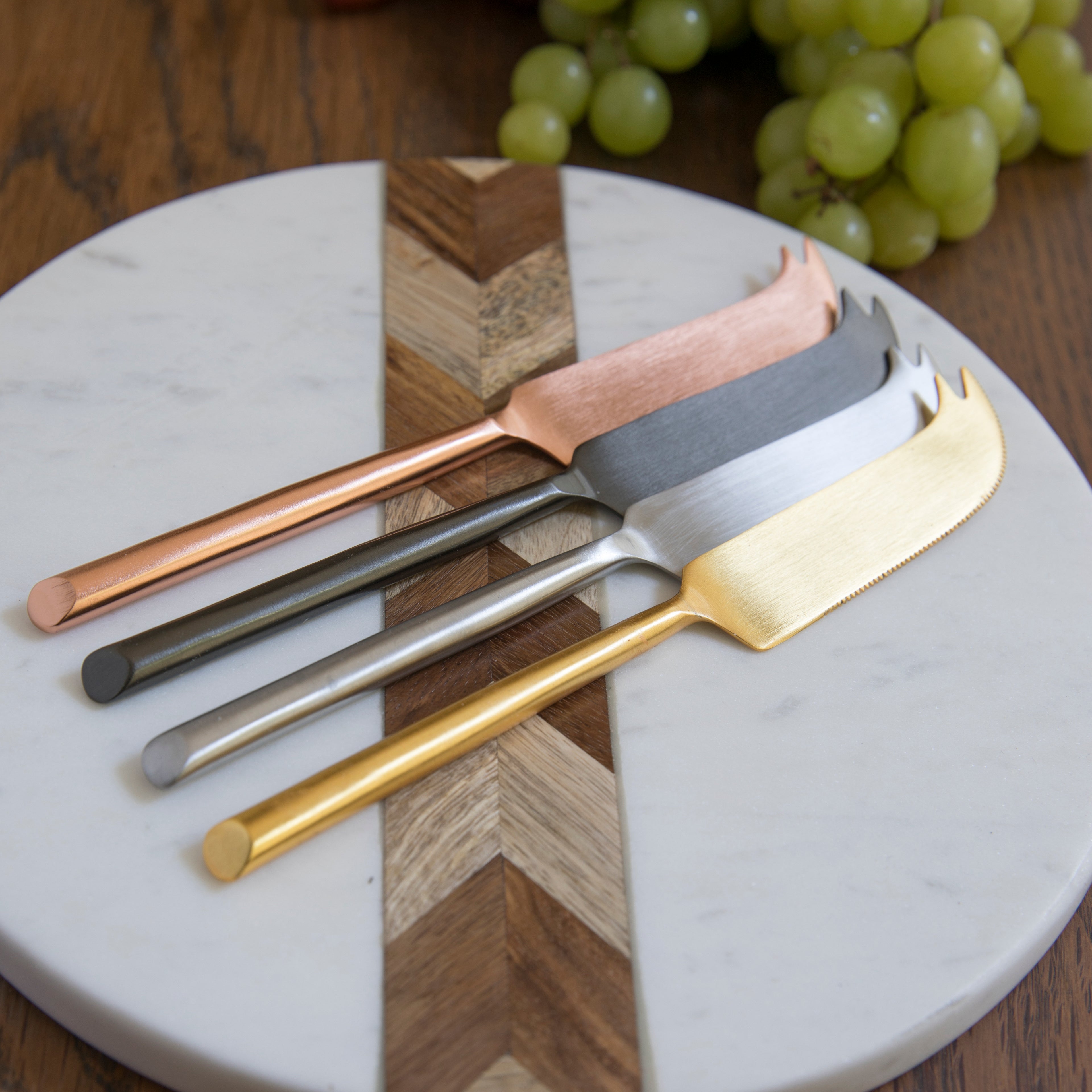 Matte Gold Cheese Knife
