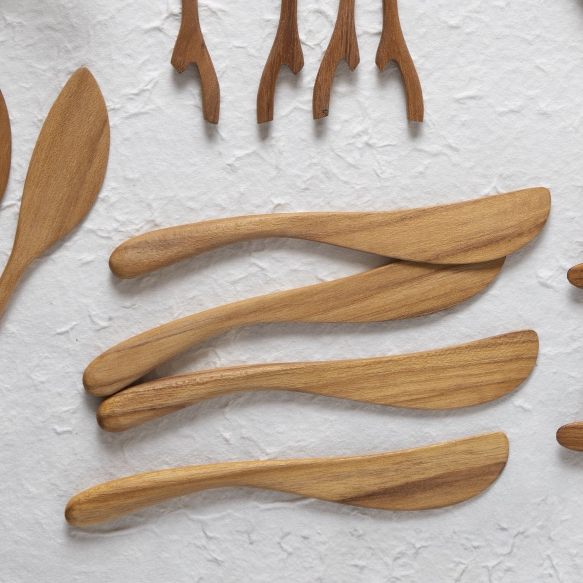 Iviss Teak Spreaders, Set of 4