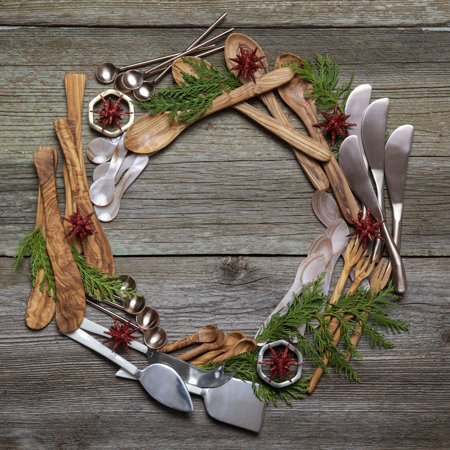 Rosé Streamlined Spreaders, Set of 4