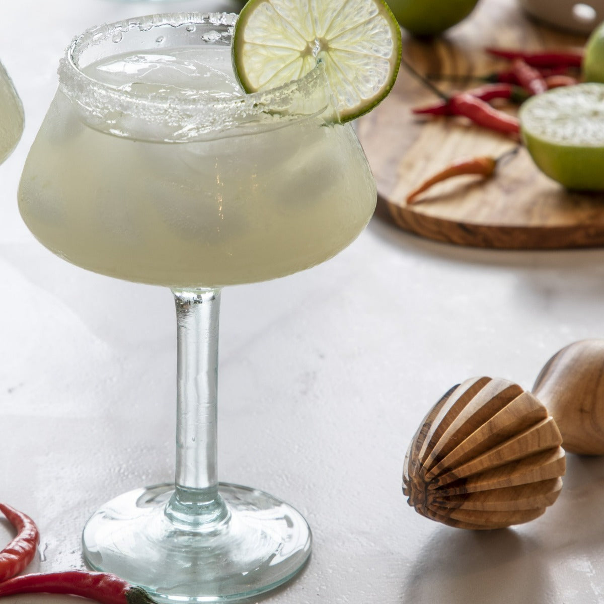 Olive Wood Citrus Press