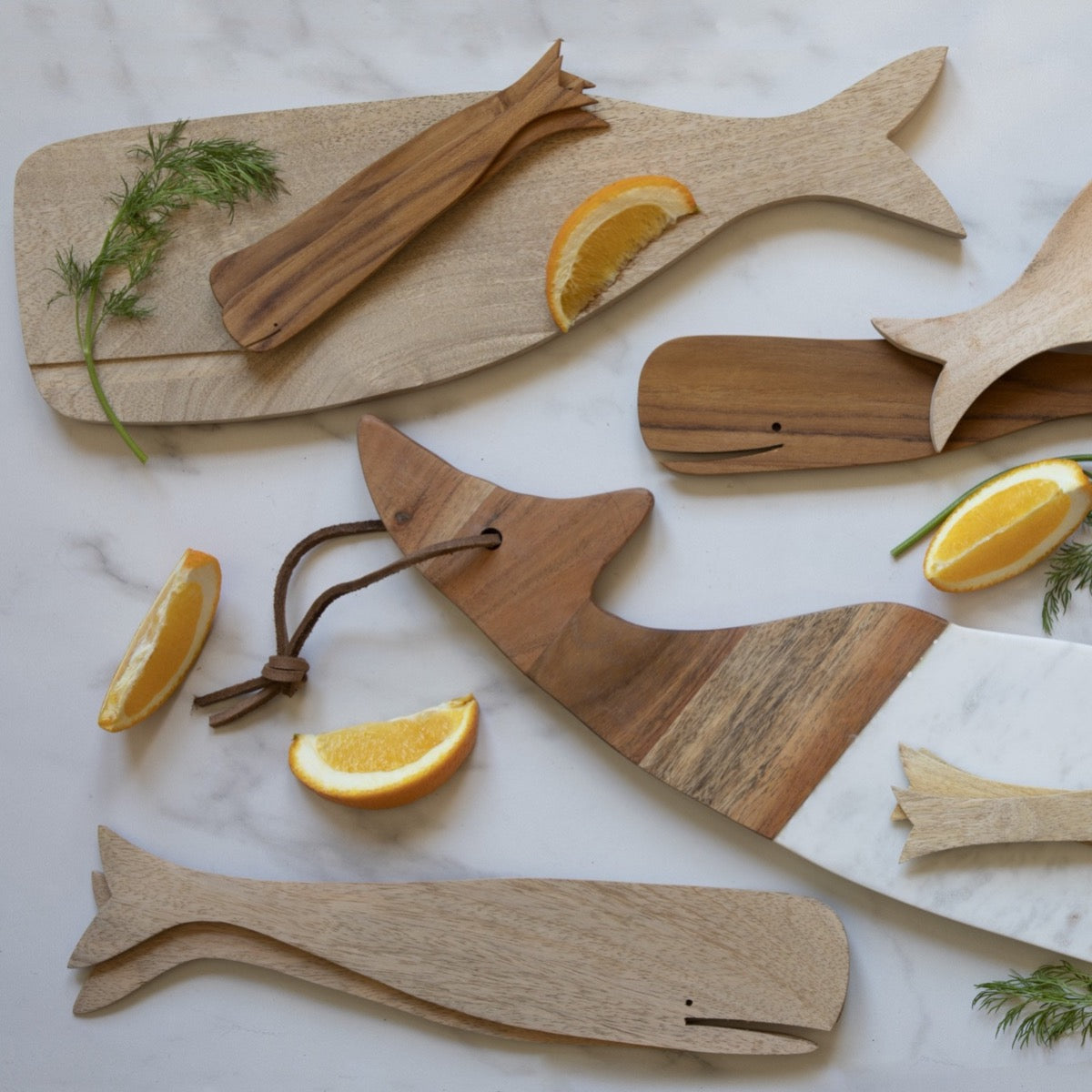 Sydney Whale Serving Set