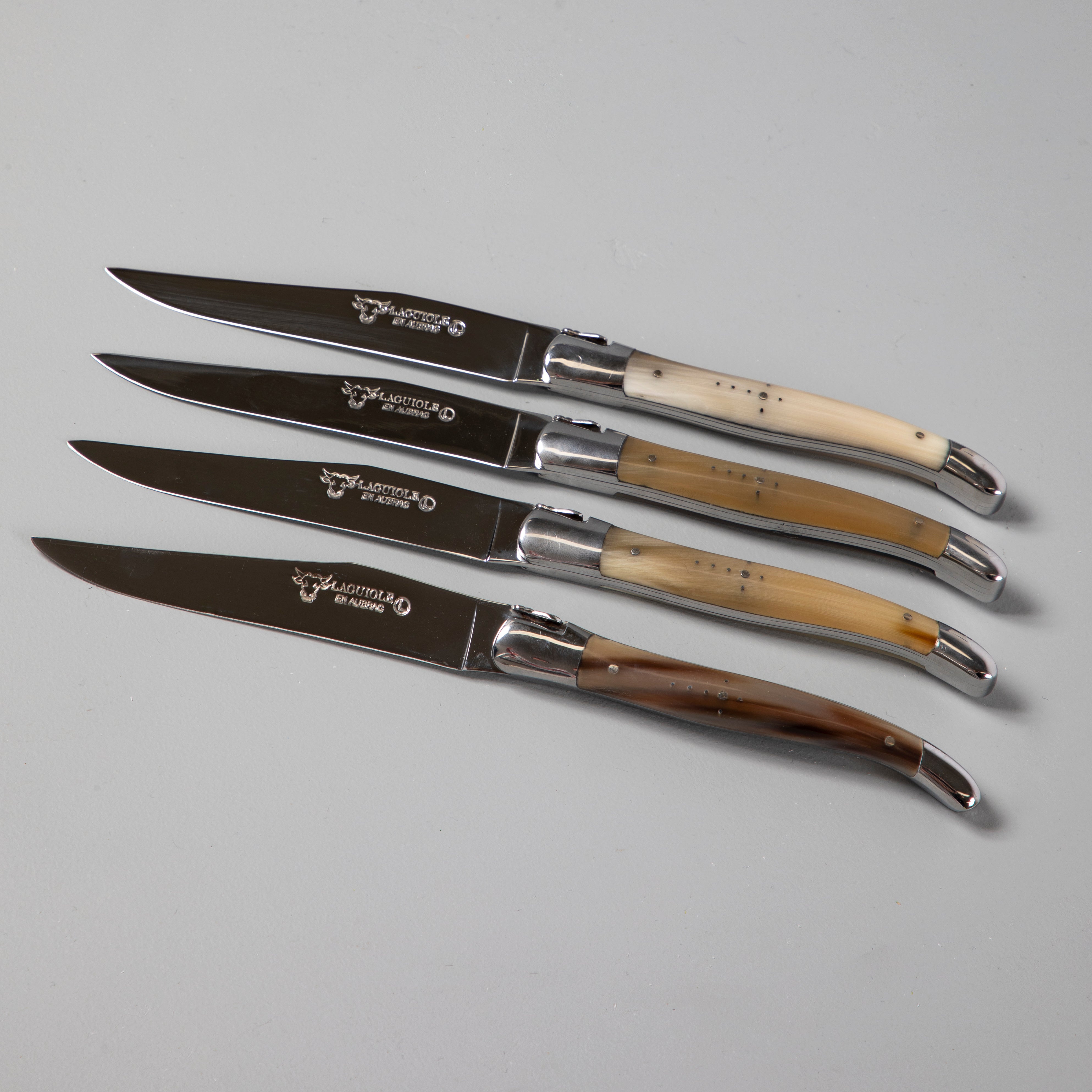 Laguiole en Aubrac knife block for steak knives