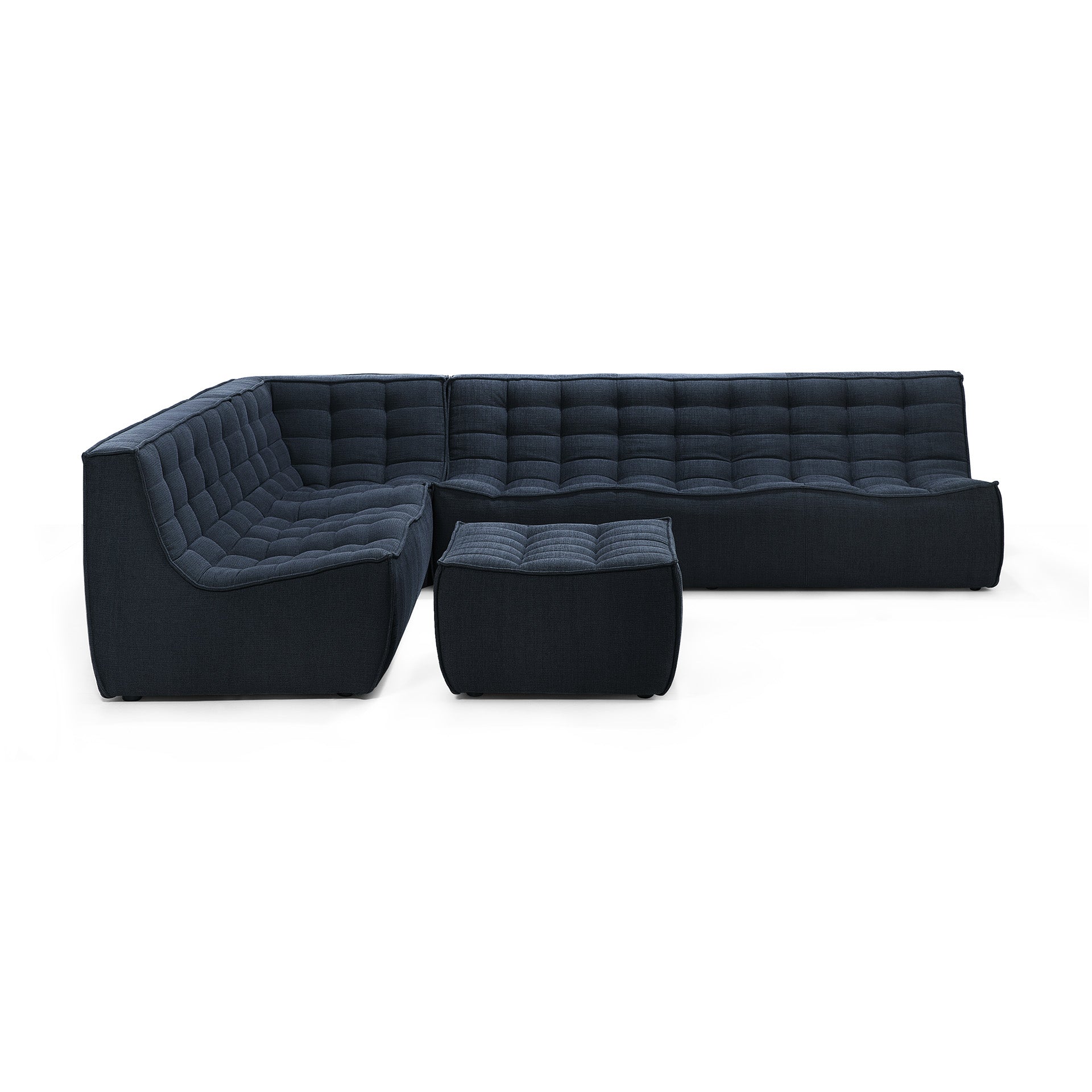 N701 Corner Eco Fabric Sofa, Graphite