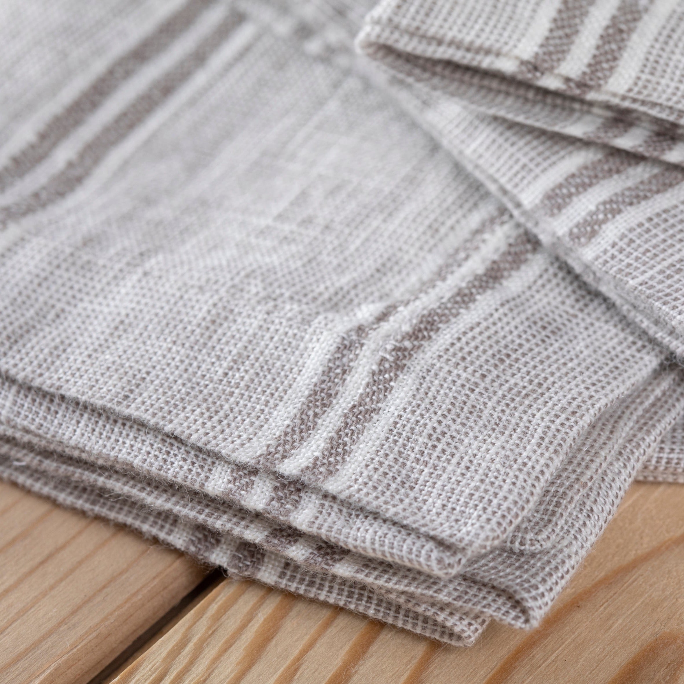 Mendocino Napkins, Stone, Set of 4