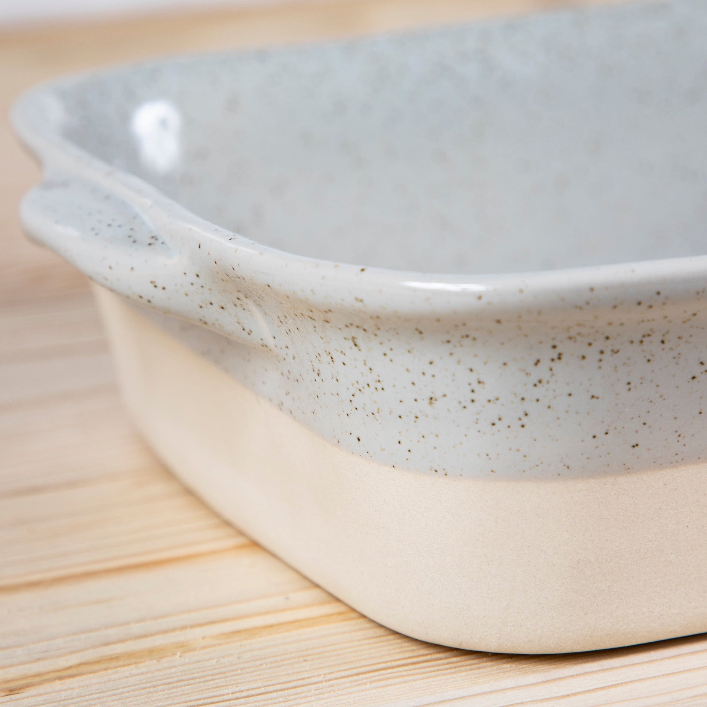 Fattoria 11" Rectangular Baker, Grey