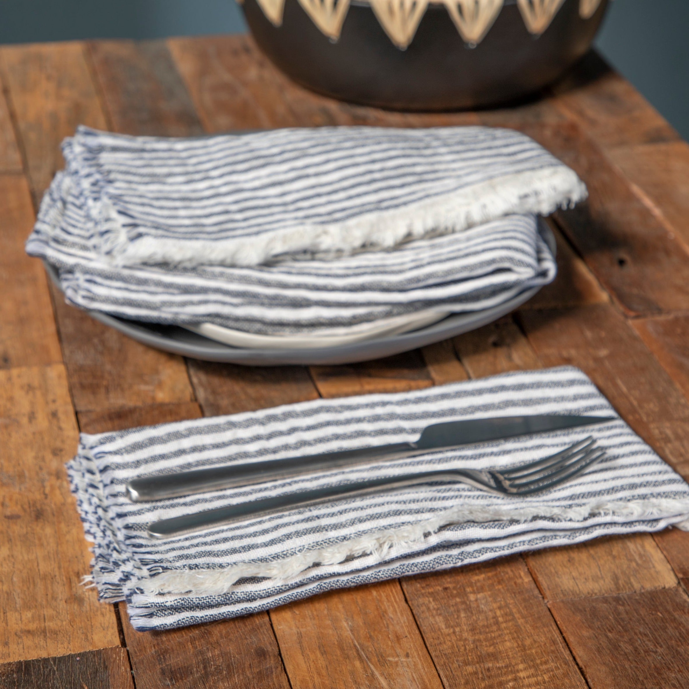 Healdsburg Napkins, Set of 4, Navy